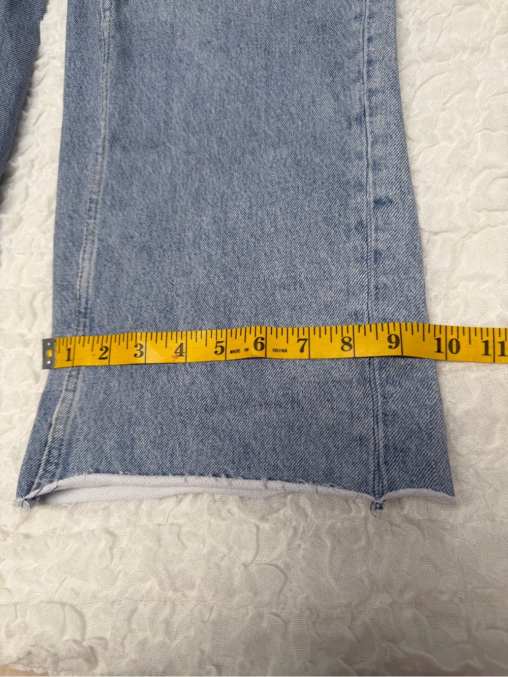 rag & bone denim sweatpants Light Blue Wide Leg - Picture 12 of 15